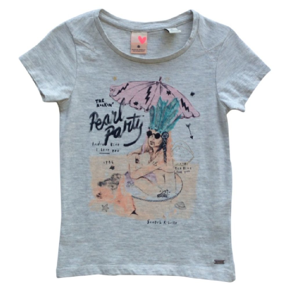 Scotch R'Belle Girls SS Tee With Colorful Print